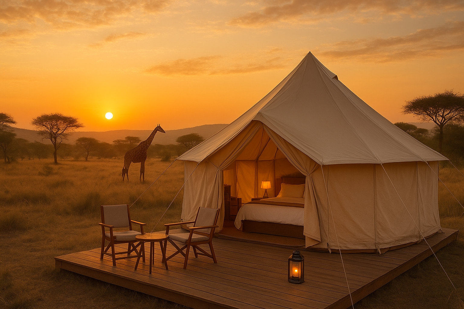 Glamping mang đến trải nghiệm sang trọng nhưng gần gũi thiên nhiên.